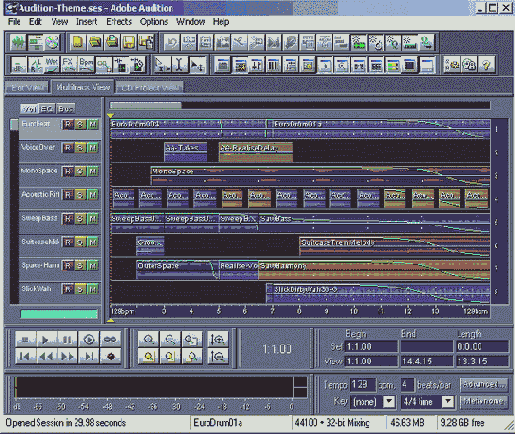     :  Multitrack View